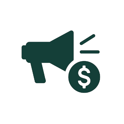 التسويق والمبيعات والتسويق الإلكتروني icon